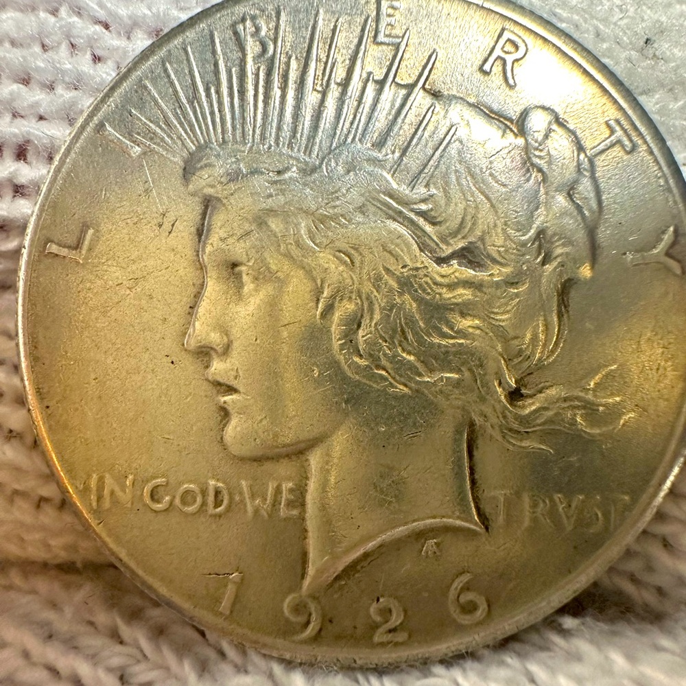 1926 1926 **P** PEACE  SILVER DOLLAR  BETTER DAY